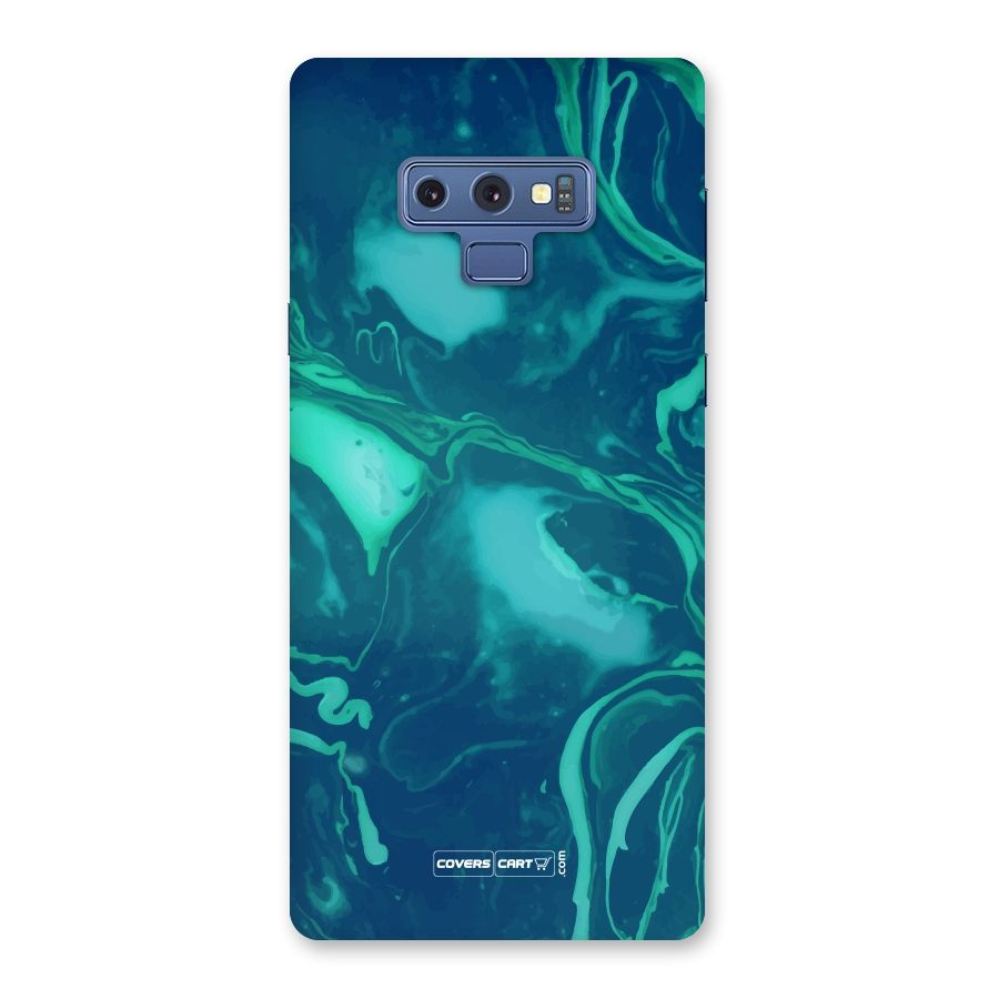 Jazzy Green Marble Texture Back Case for Galaxy Note 9