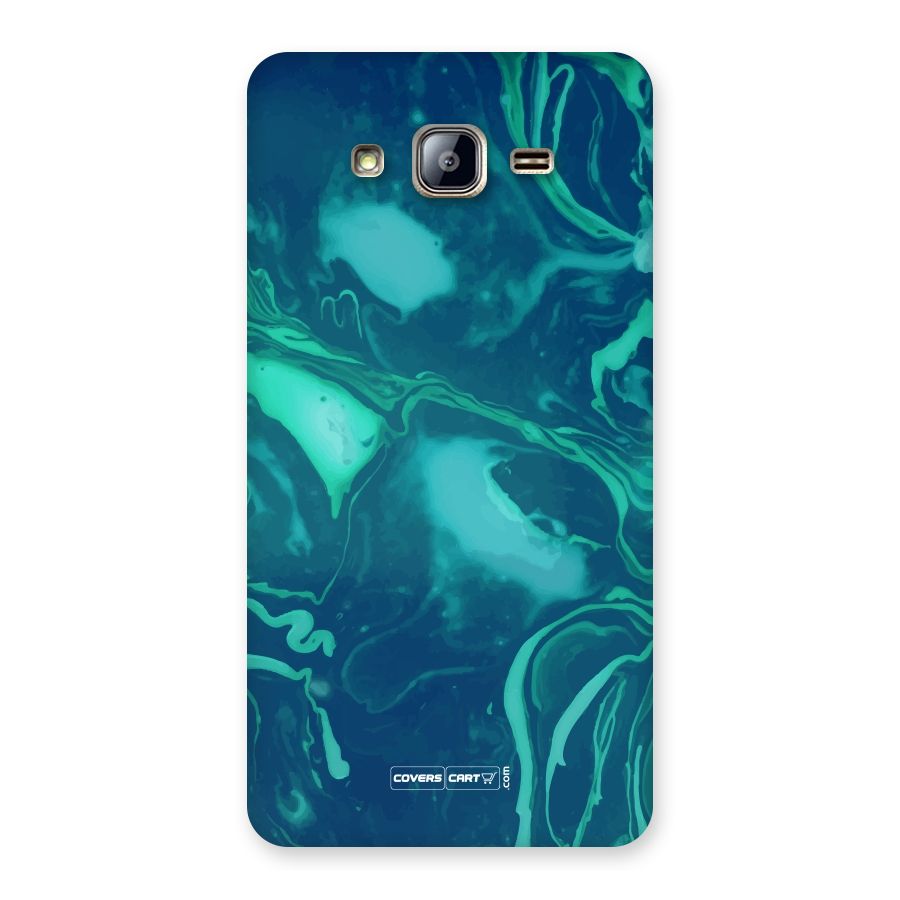Jazzy Green Marble Texture Back Case for Galaxy On5