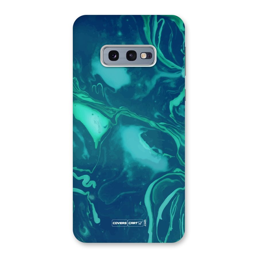 Jazzy Green Marble Texture Back Case for Galaxy S10e