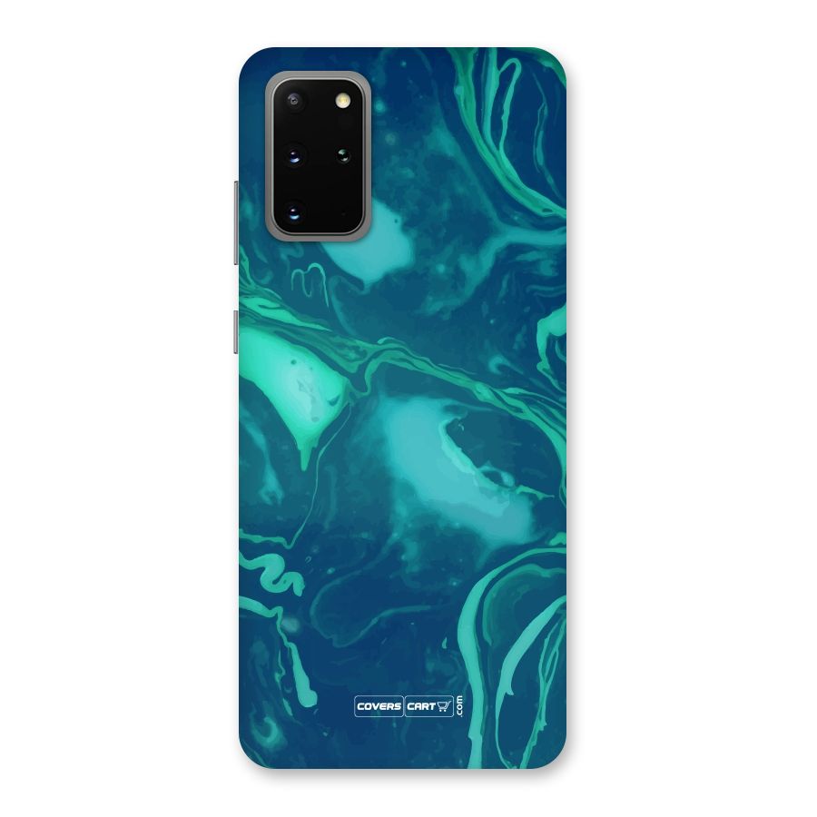 Jazzy Green Marble Texture Back Case for Galaxy S20 Plus