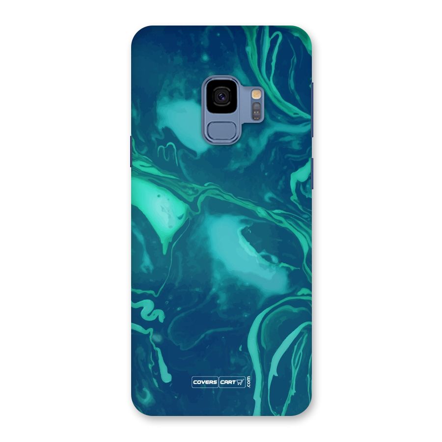 Jazzy Green Marble Texture Back Case for Galaxy S9