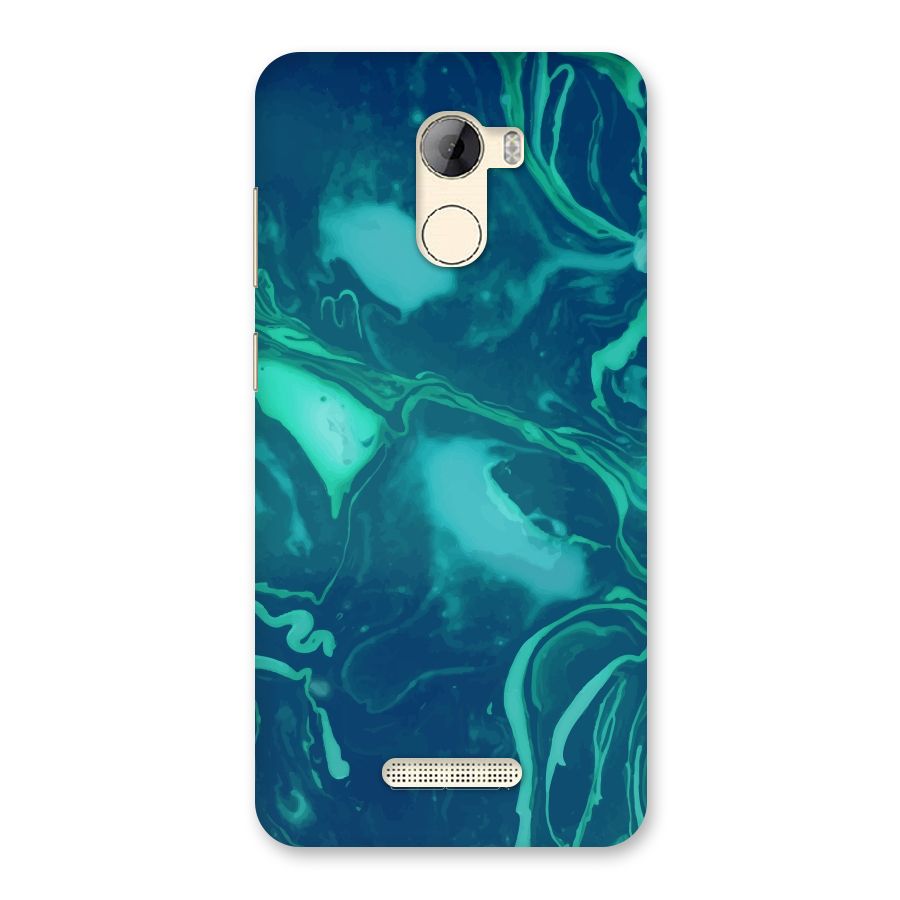 Jazzy Green Marble Texture Back Case for Gionee A1 LIte