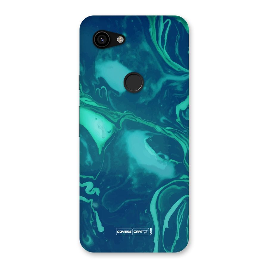 Jazzy Green Marble Texture Back Case for Google Pixel 3a