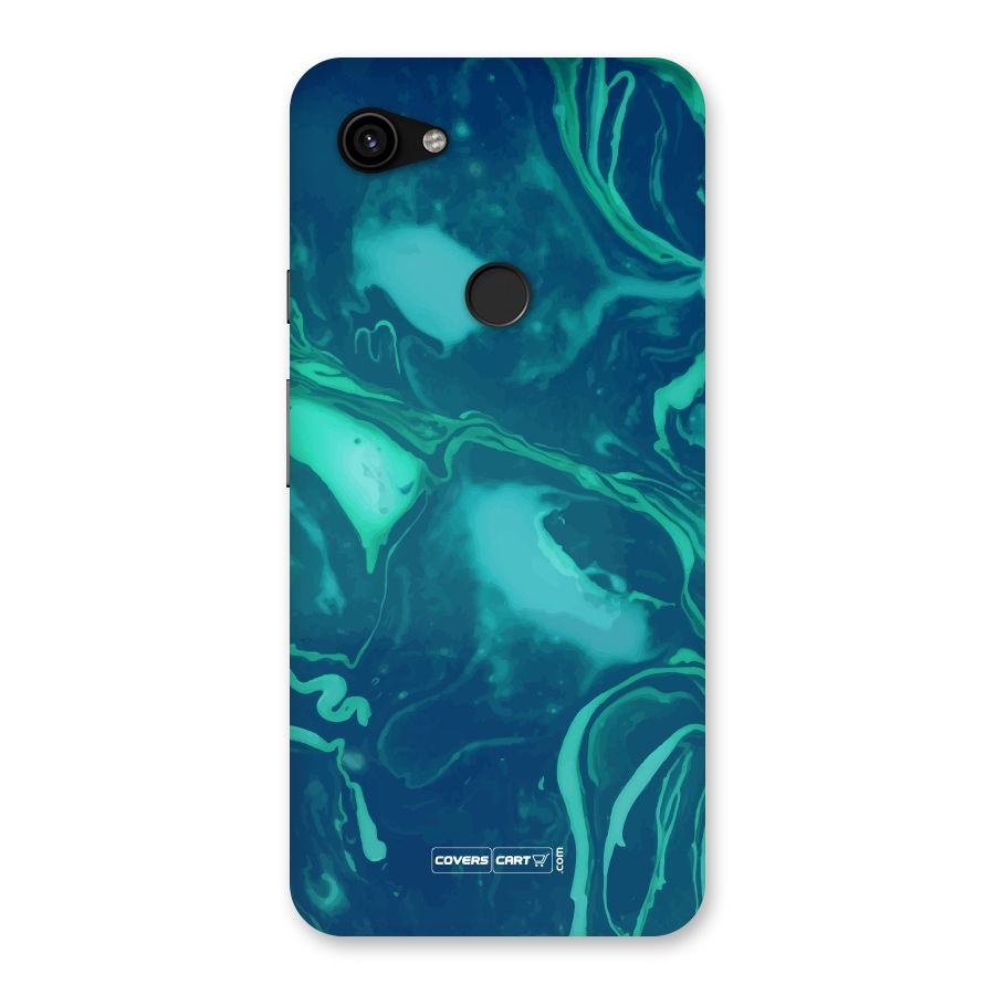 Jazzy Green Marble Texture Back Case for Google Pixel 3a XL