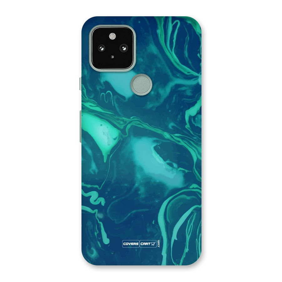 Jazzy Green Marble Texture Back Case for Google Pixel 5