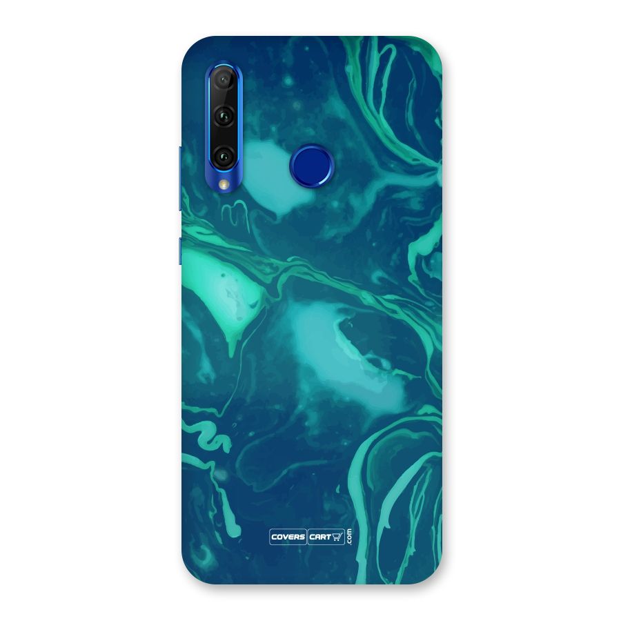 Jazzy Green Marble Texture Back Case for Honor 20i