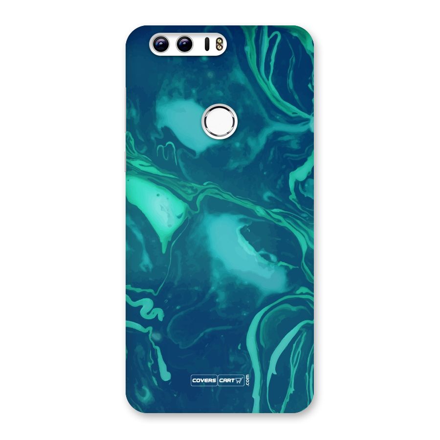 Jazzy Green Marble Texture Back Case for Honor 8