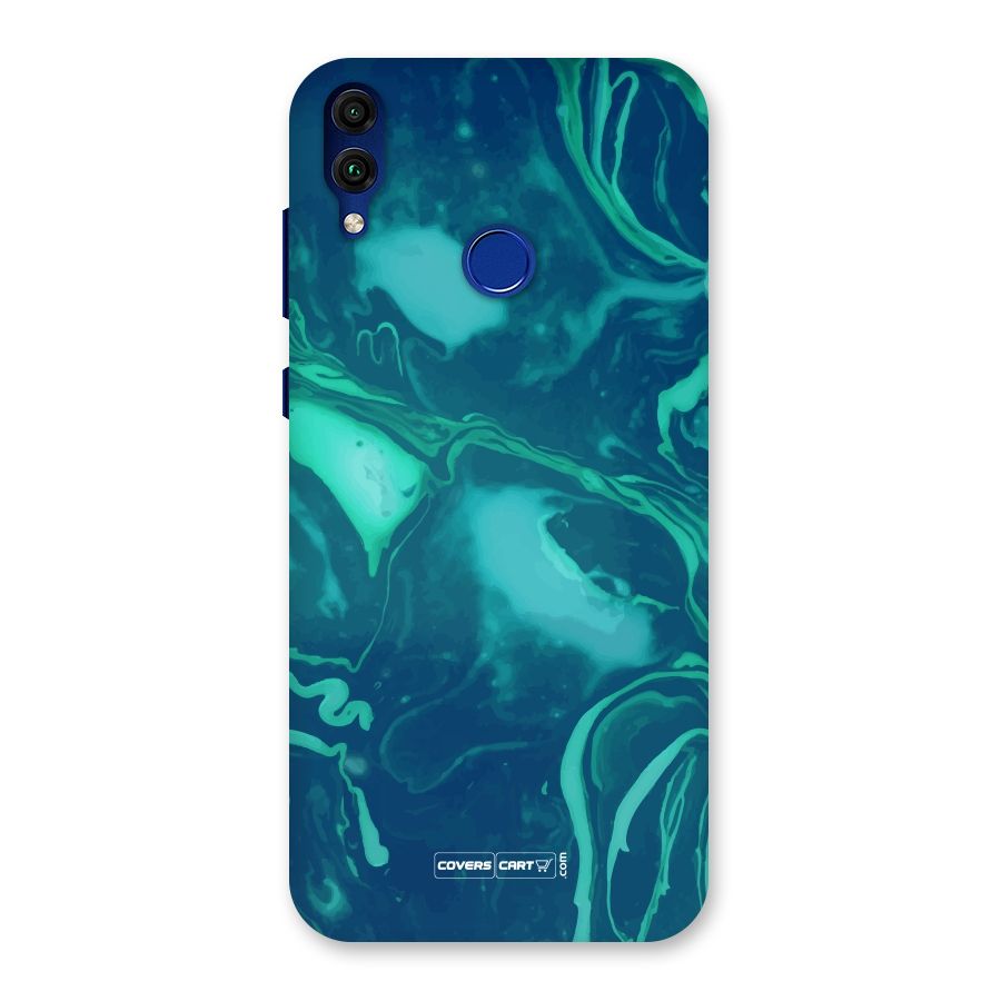 Jazzy Green Marble Texture Back Case for Honor 8C