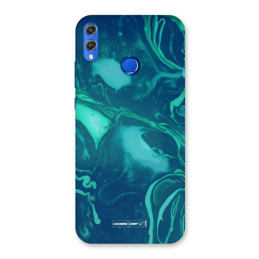 Jazzy Green Marble Texture Back Case for Honor 8X