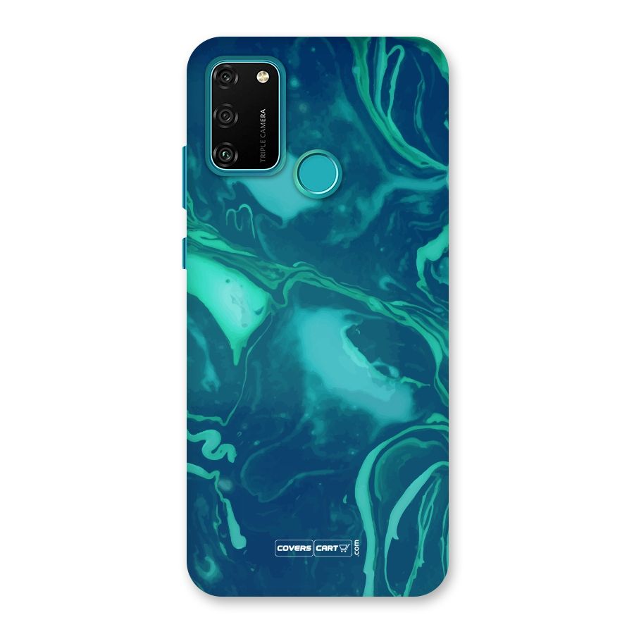 Jazzy Green Marble Texture Back Case for Honor 9A
