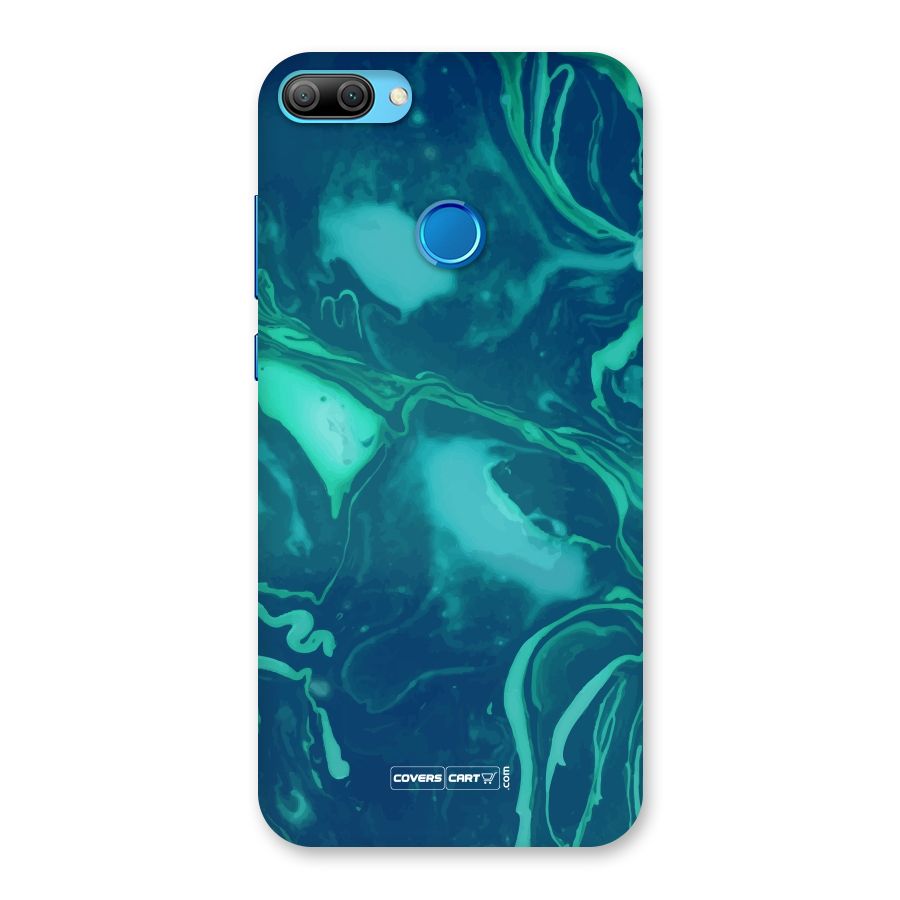 Jazzy Green Marble Texture Back Case for Honor 9N
