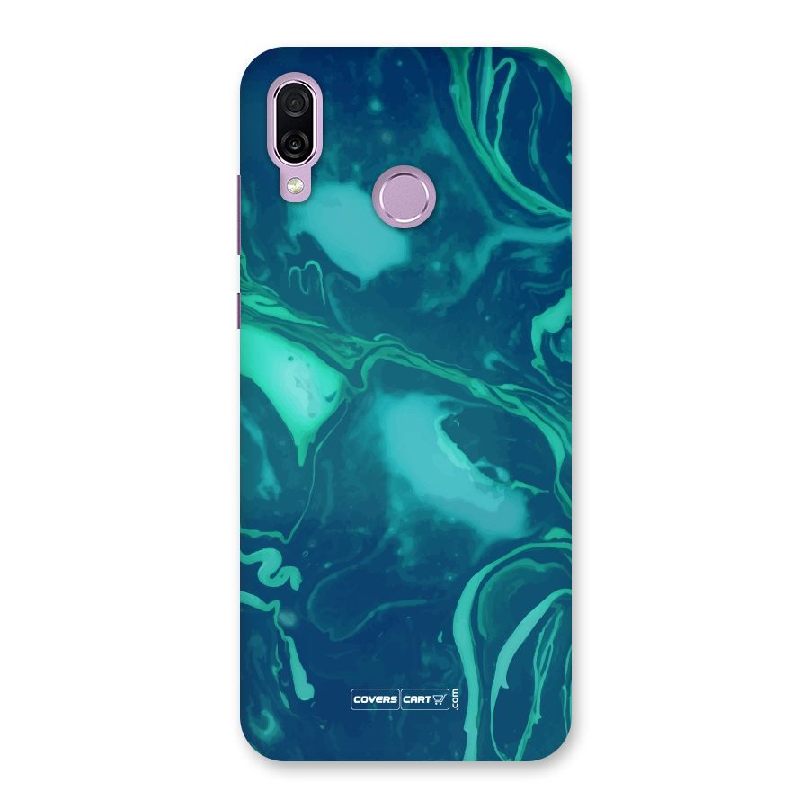 Jazzy Green Marble Texture Back Case for Honor Play