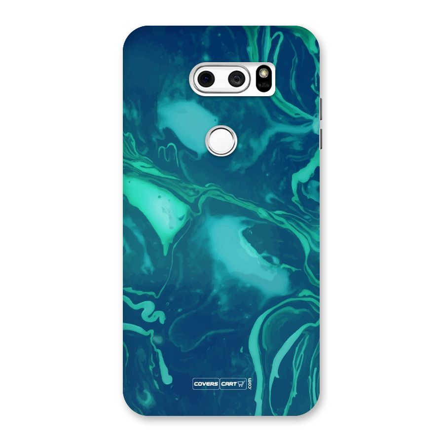 Jazzy Green Marble Texture Back Case for LG V30