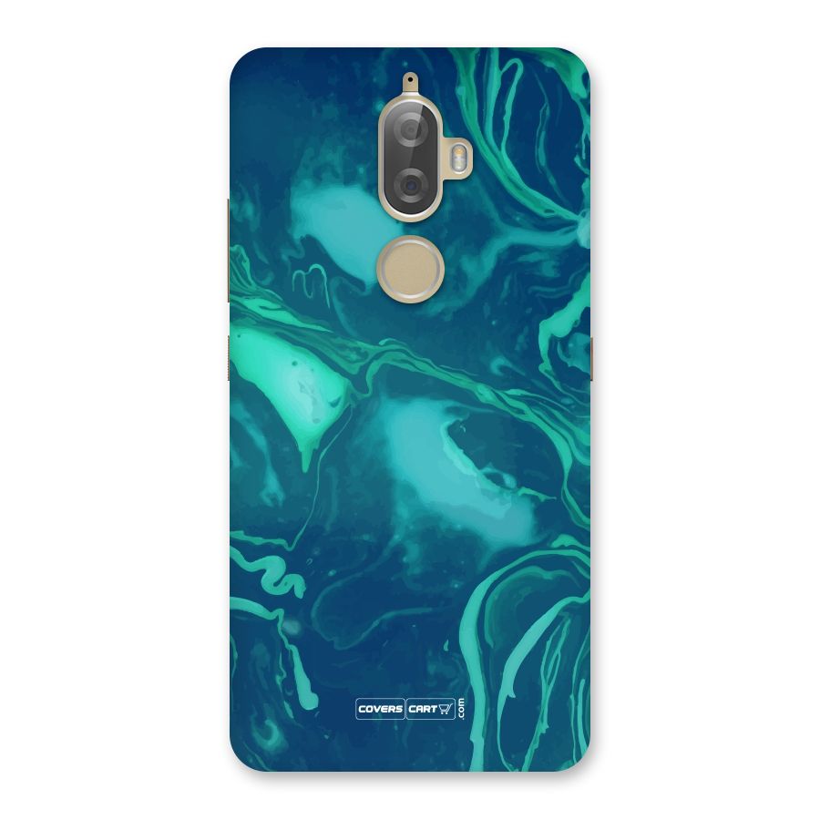 Jazzy Green Marble Texture Back Case for Lenovo K8 Plus