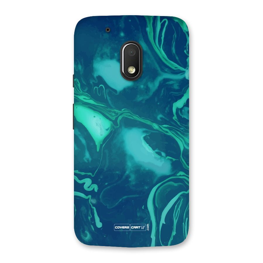 Jazzy Green Marble Texture Back Case for Moto G4 Play