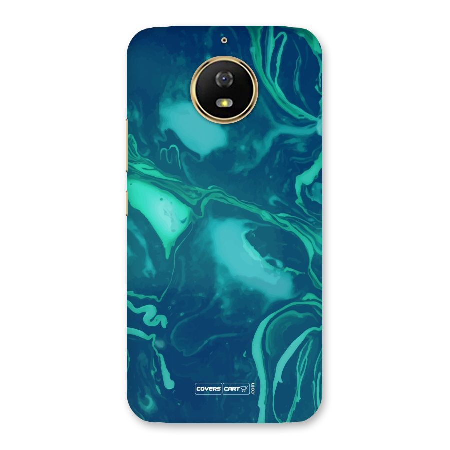 Jazzy Green Marble Texture Back Case for Moto G5s