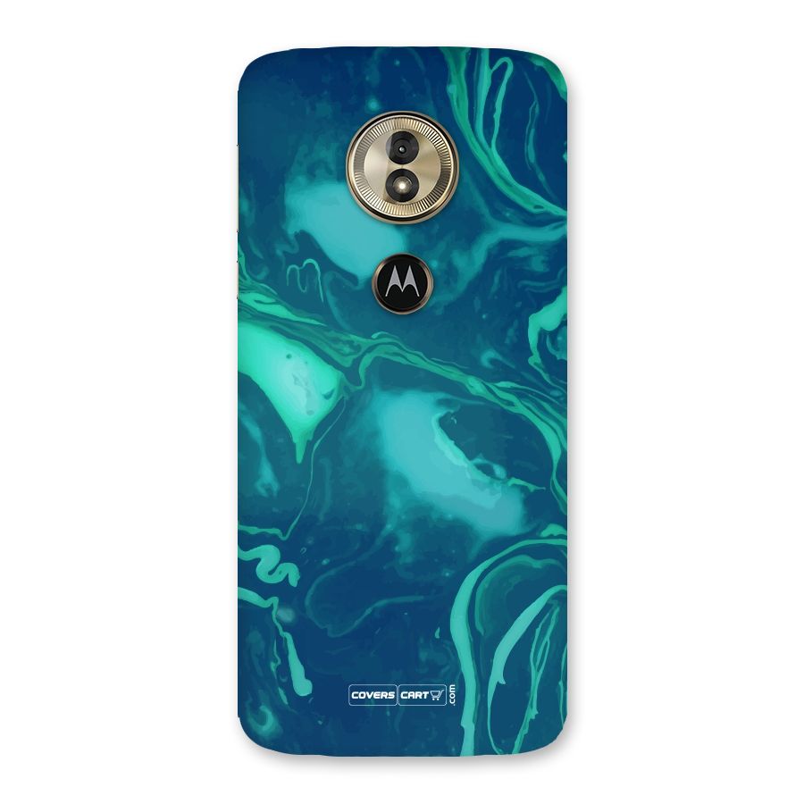 Jazzy Green Marble Texture Back Case for Moto G6 Play