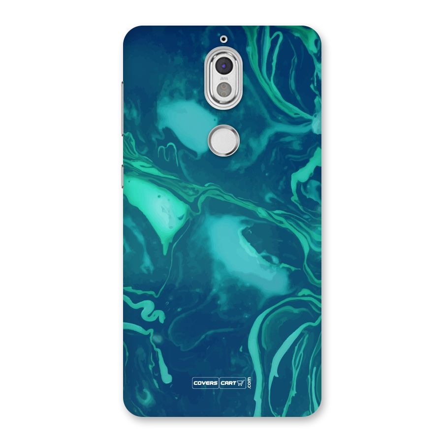 Jazzy Green Marble Texture Back Case for Nokia 7