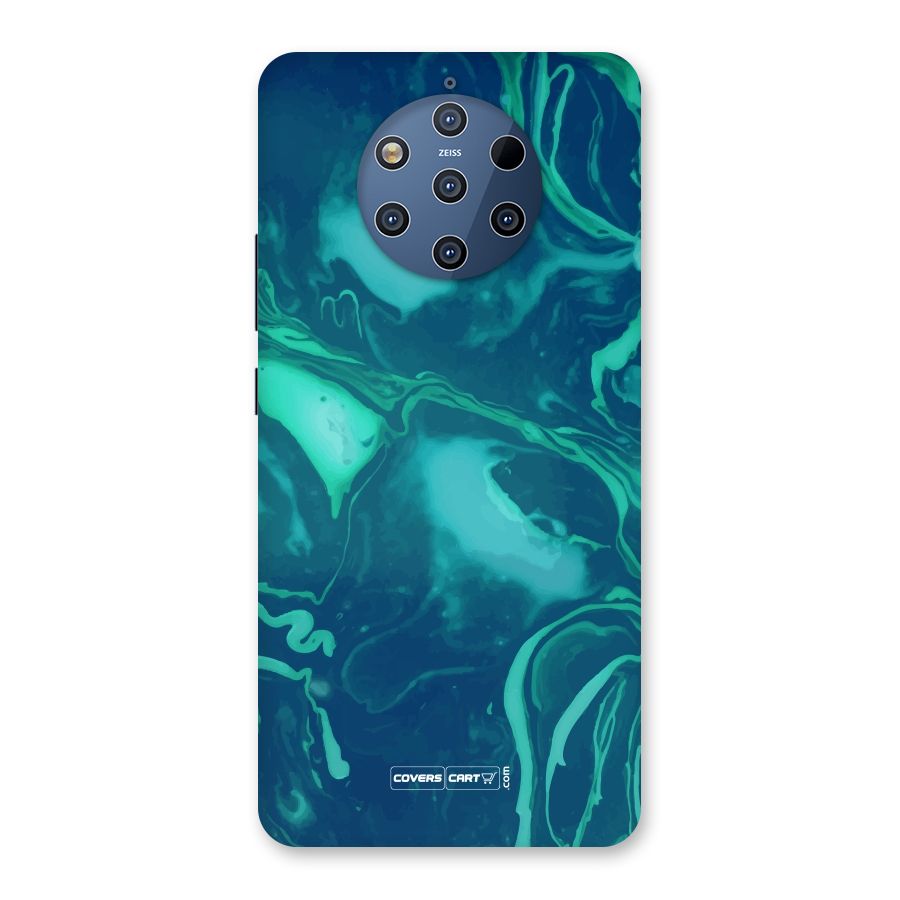 Jazzy Green Marble Texture Back Case for Nokia 9 PureView