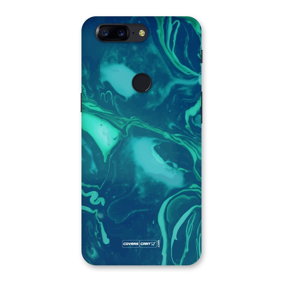 Jazzy Green Marble Texture Back Case for OnePlus 5T