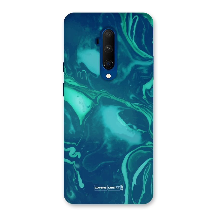 Jazzy Green Marble Texture Back Case for OnePlus 7T Pro