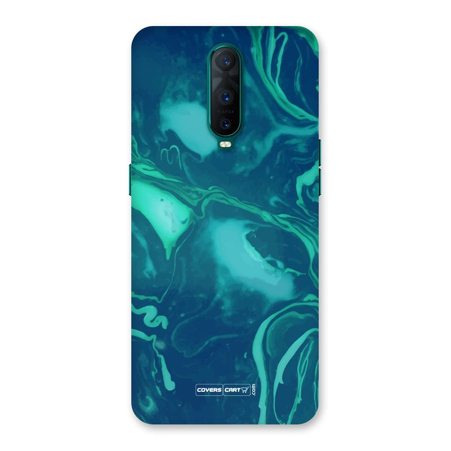 Jazzy Green Marble Texture Back Case for Oppo R17 Pro