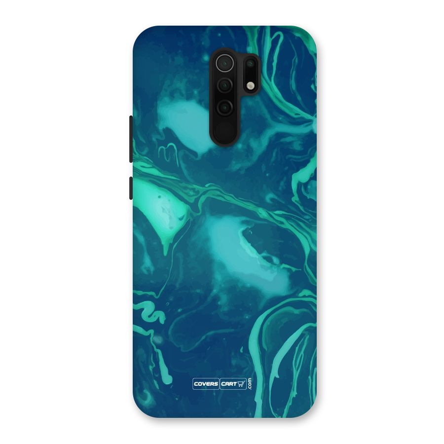 Jazzy Green Marble Texture Back Case for Poco M2