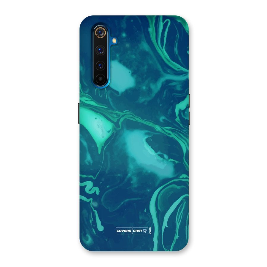 Jazzy Green Marble Texture Back Case for Realme 6 Pro