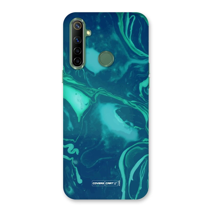 Jazzy Green Marble Texture Back Case for Realme Narzo 10