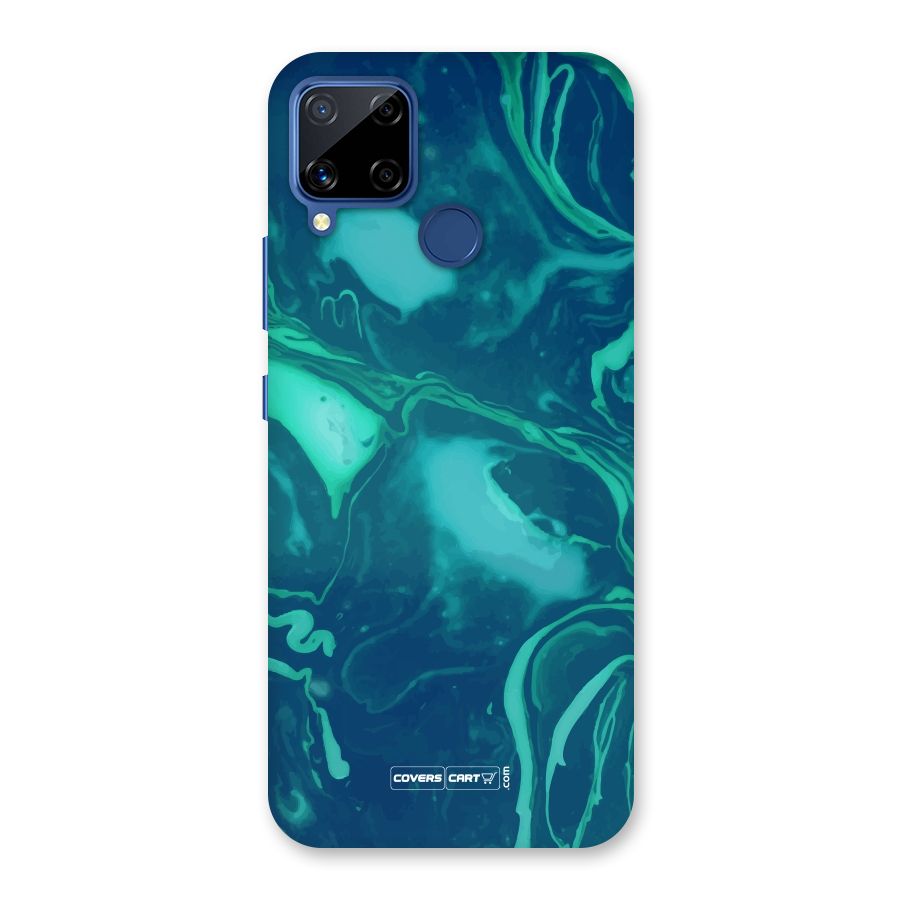 Jazzy Green Marble Texture Back Case for Realme Narzo 30A