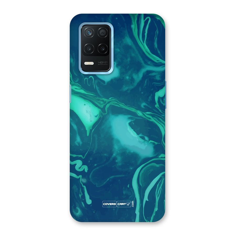 Jazzy Green Marble Texture Back Case for Realme Narzo 30 5G