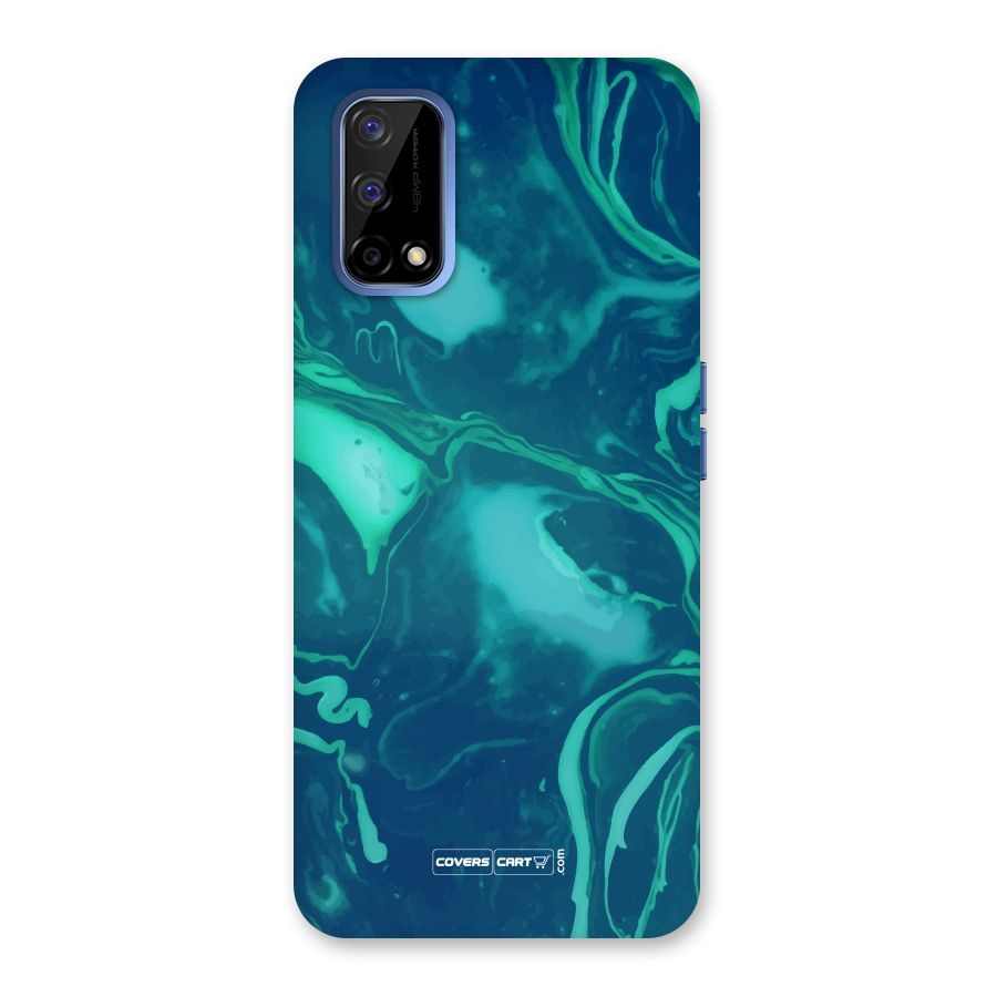 Jazzy Green Marble Texture Back Case for Realme Narzo 30 Pro