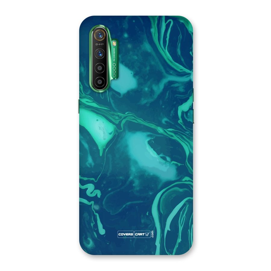 Jazzy Green Marble Texture Back Case for Realme X2