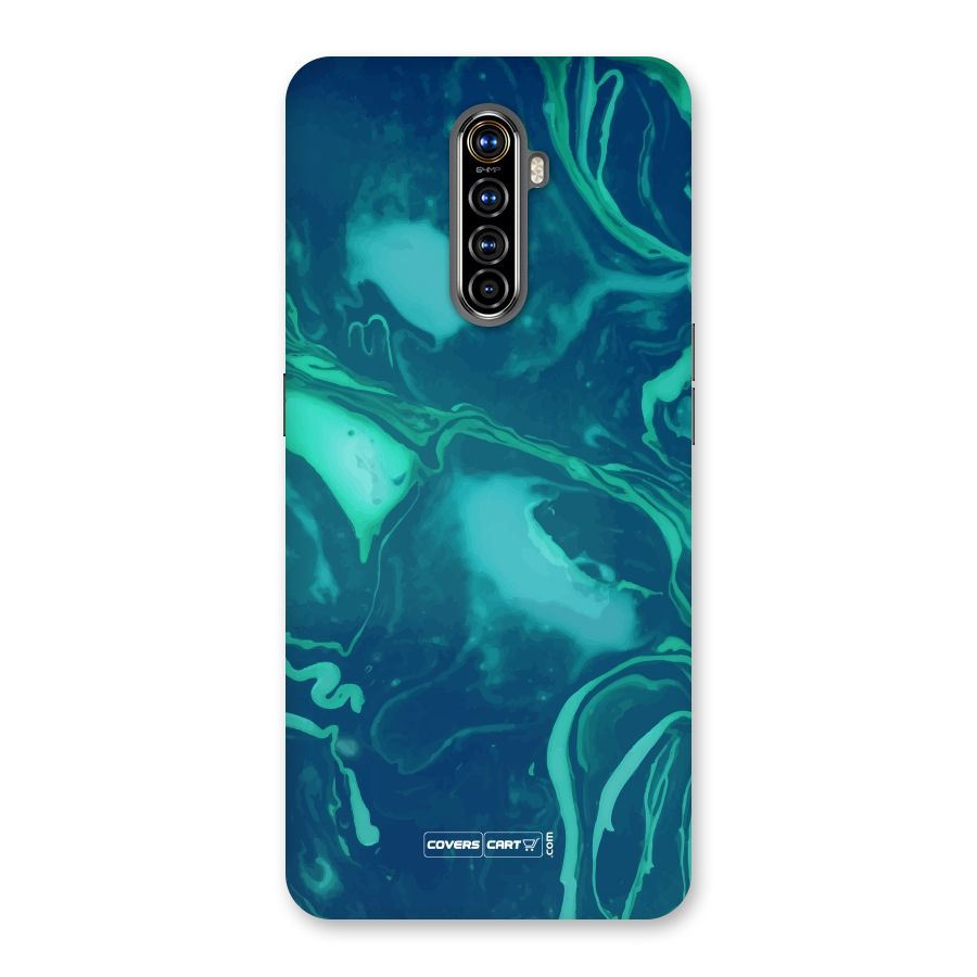 Jazzy Green Marble Texture Back Case for Realme X2 Pro