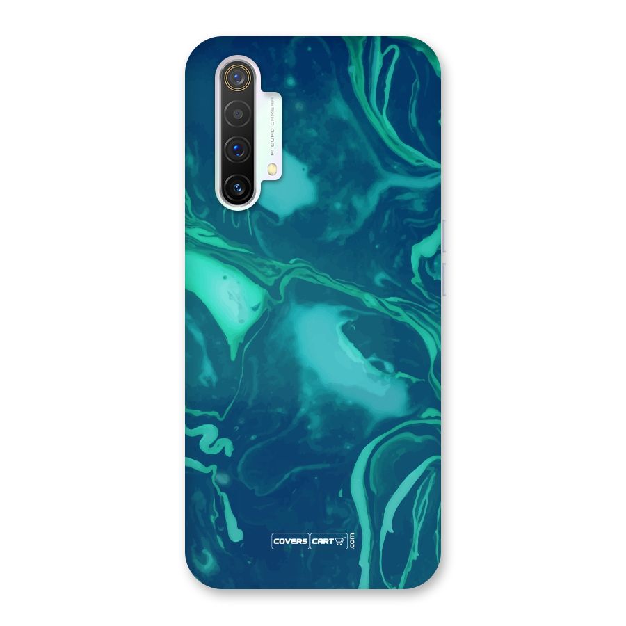 Jazzy Green Marble Texture Back Case for Realme X3 SuperZoom