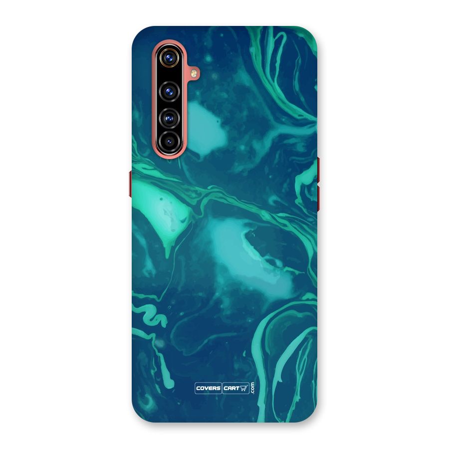 Jazzy Green Marble Texture Back Case for Realme X50 Pro