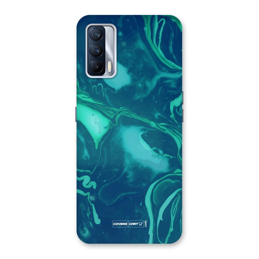 Jazzy Green Marble Texture Back Case for Realme X7