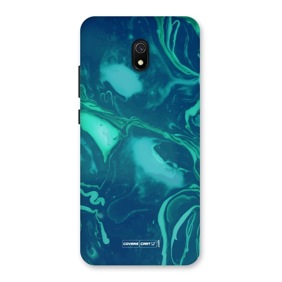 Jazzy Green Marble Texture Back Case for Redmi 8A