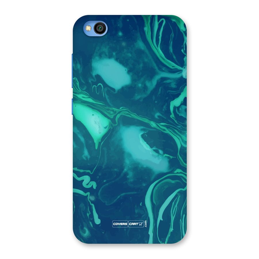 Jazzy Green Marble Texture Back Case for Redmi Go