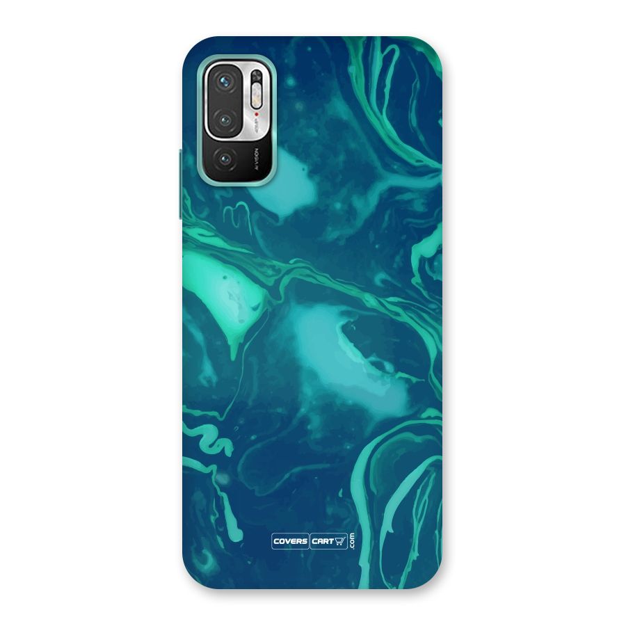 Jazzy Green Marble Texture Back Case for Redmi Note 10T 5G
