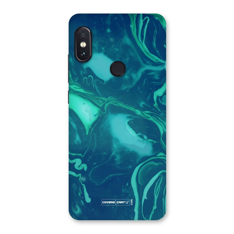 Jazzy Green Marble Texture Back Case for Redmi Note 5 Pro