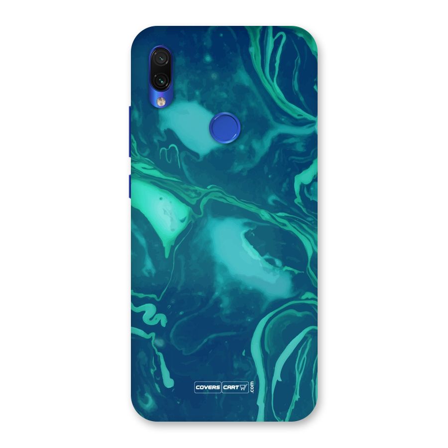 Jazzy Green Marble Texture Back Case for Redmi Note 7S