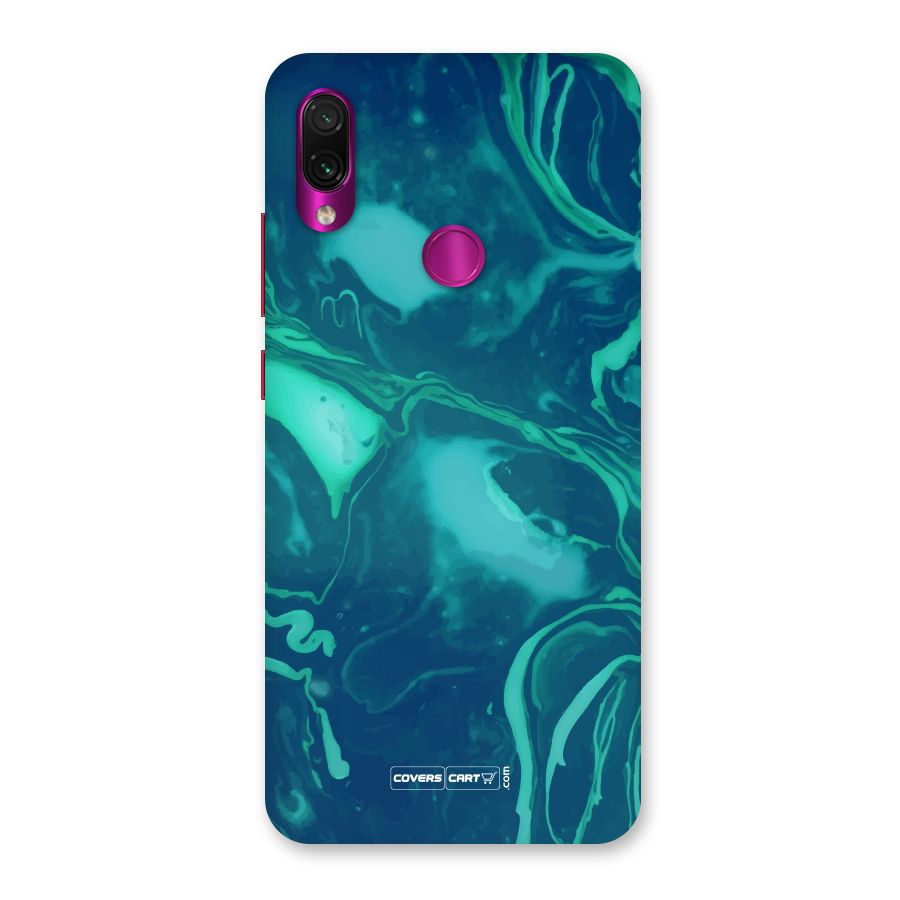 Jazzy Green Marble Texture Back Case for Redmi Note 7 Pro