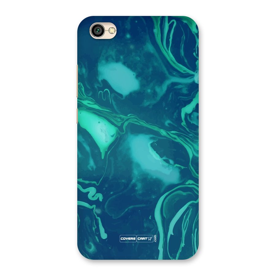 Jazzy Green Marble Texture Back Case for Redmi Y1 Lite