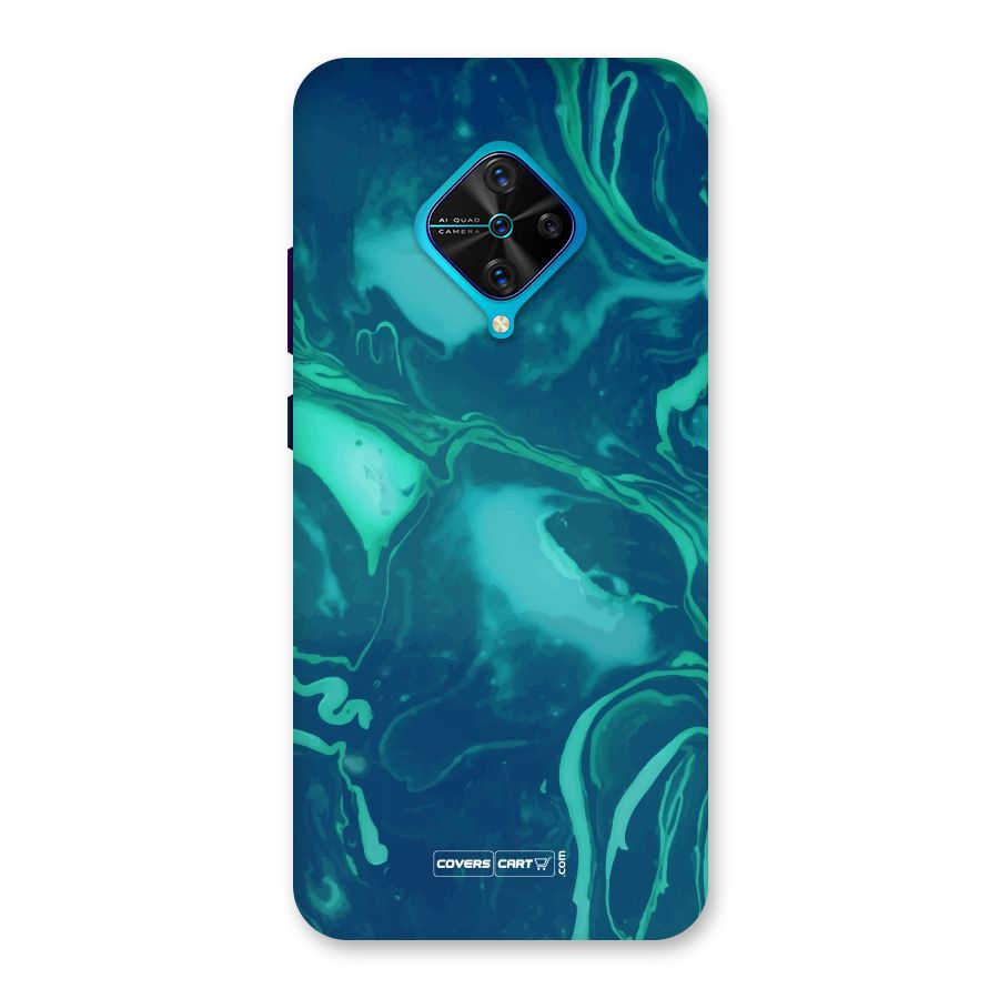 Jazzy Green Marble Texture Back Case for Vivo S1 Pro