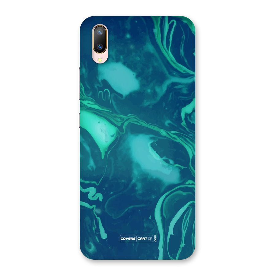 Jazzy Green Marble Texture Back Case for Vivo V11 Pro