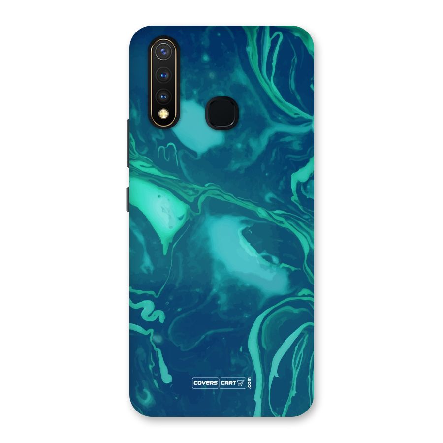 Jazzy Green Marble Texture Back Case for Vivo Y19