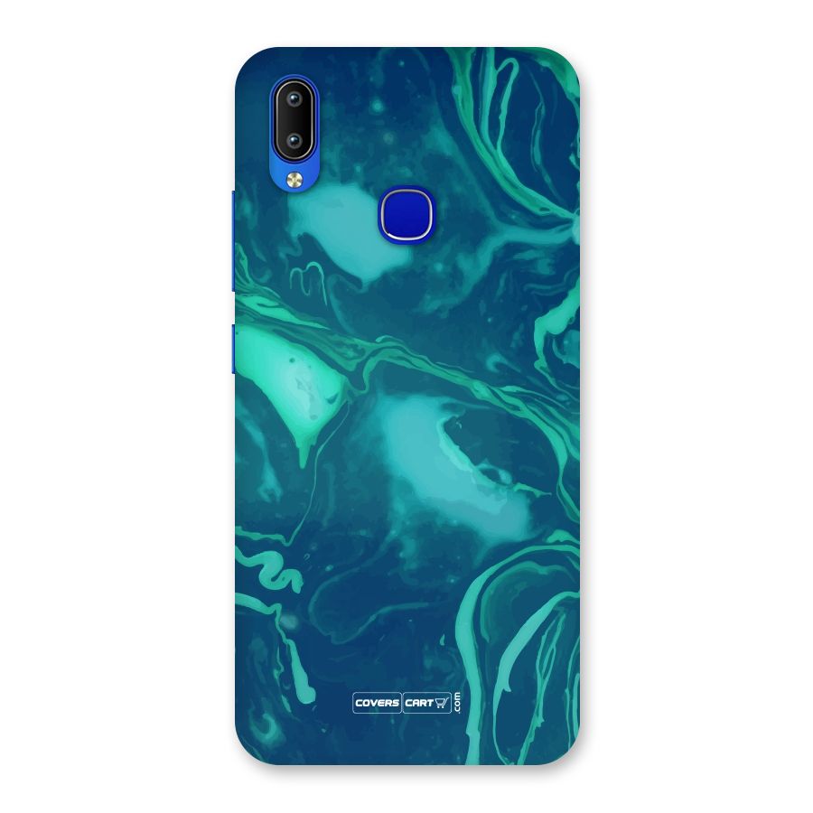 Jazzy Green Marble Texture Back Case for Vivo Y91