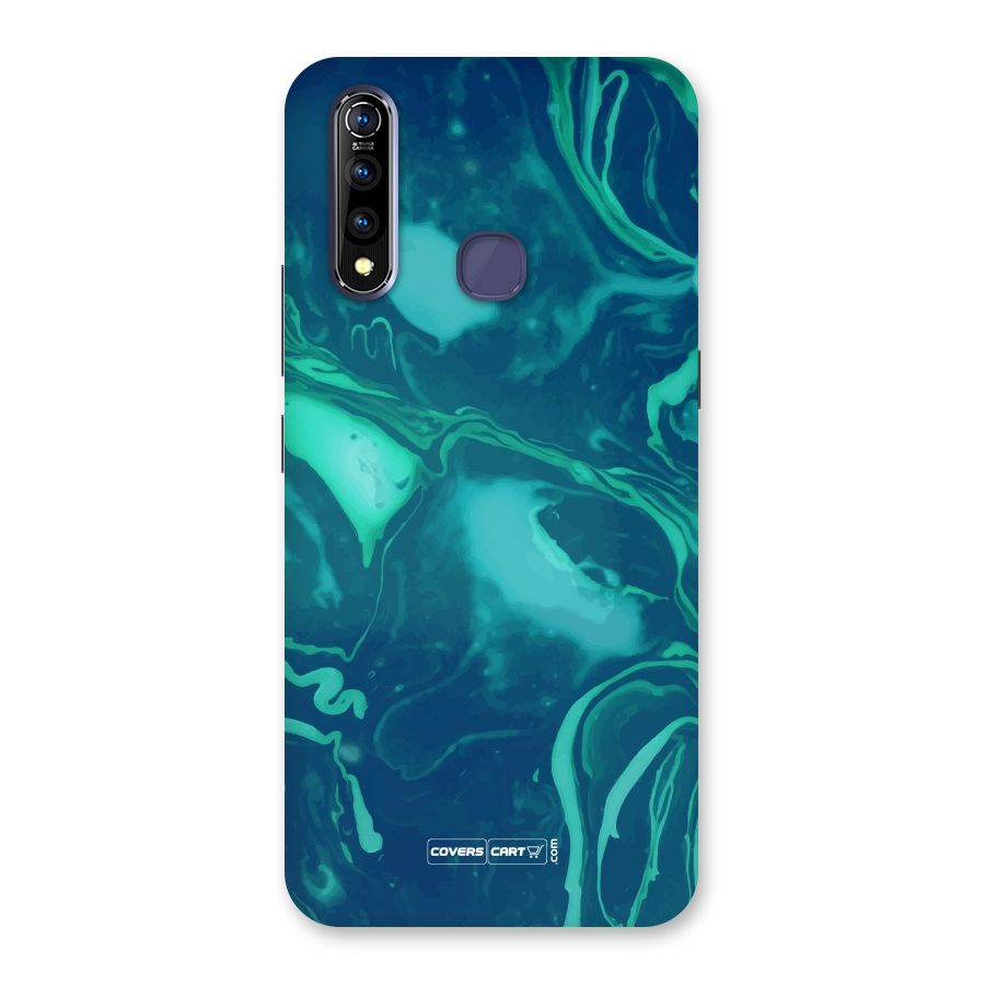 Jazzy Green Marble Texture Back Case for Vivo Z1 Pro