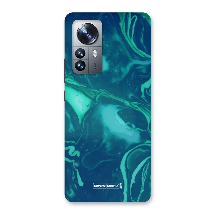 Jazzy Green Marble Texture Back Case for Xiaomi 12 Pro